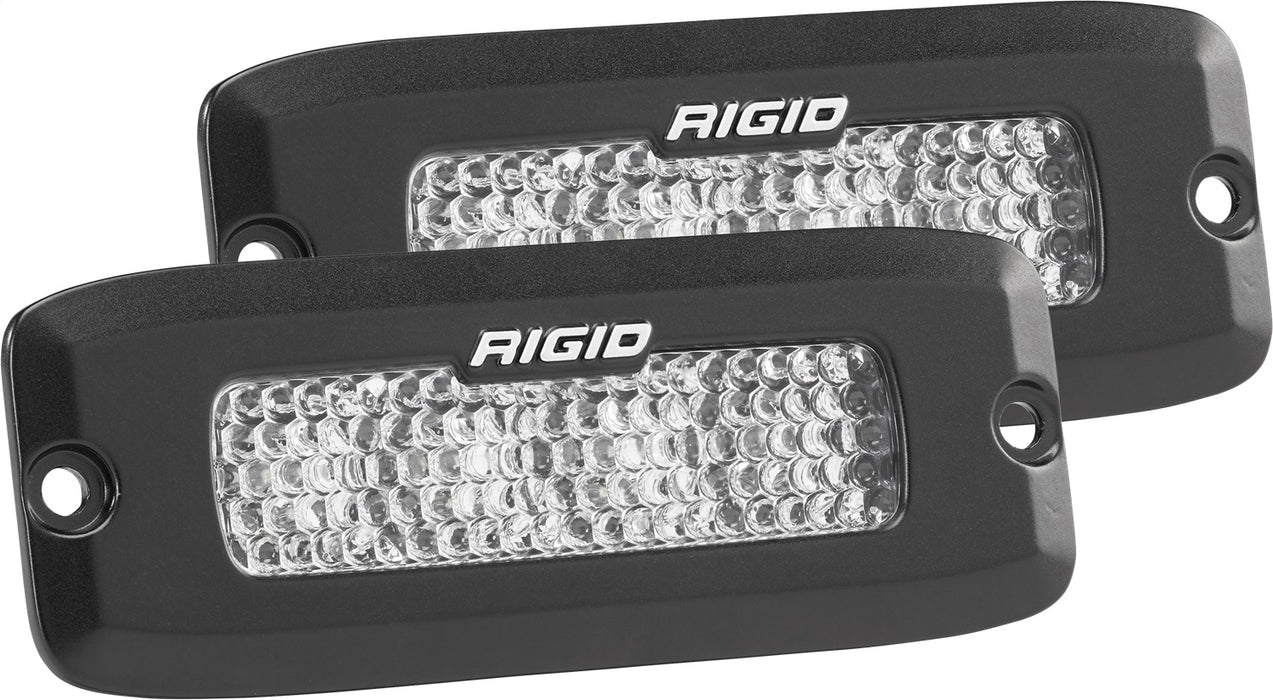 Rigid Industries 925513 Driving Diffused Black Flush Mount Pair SR-Q Pro RIGID Industries - Truck Part Superstore