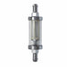 SpeedFx 9271 OE Replacement In-Line Gas 5/16 In Inlet/ Outlet Paper Element Clear With Chrome - Truck Part Superstore
