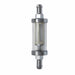 SpeedFx 9272 OE Replacement In-Line Gas 3/8 In Inlet/ Outlet Paper Element Clear With Chrome - Truck Part Superstore
