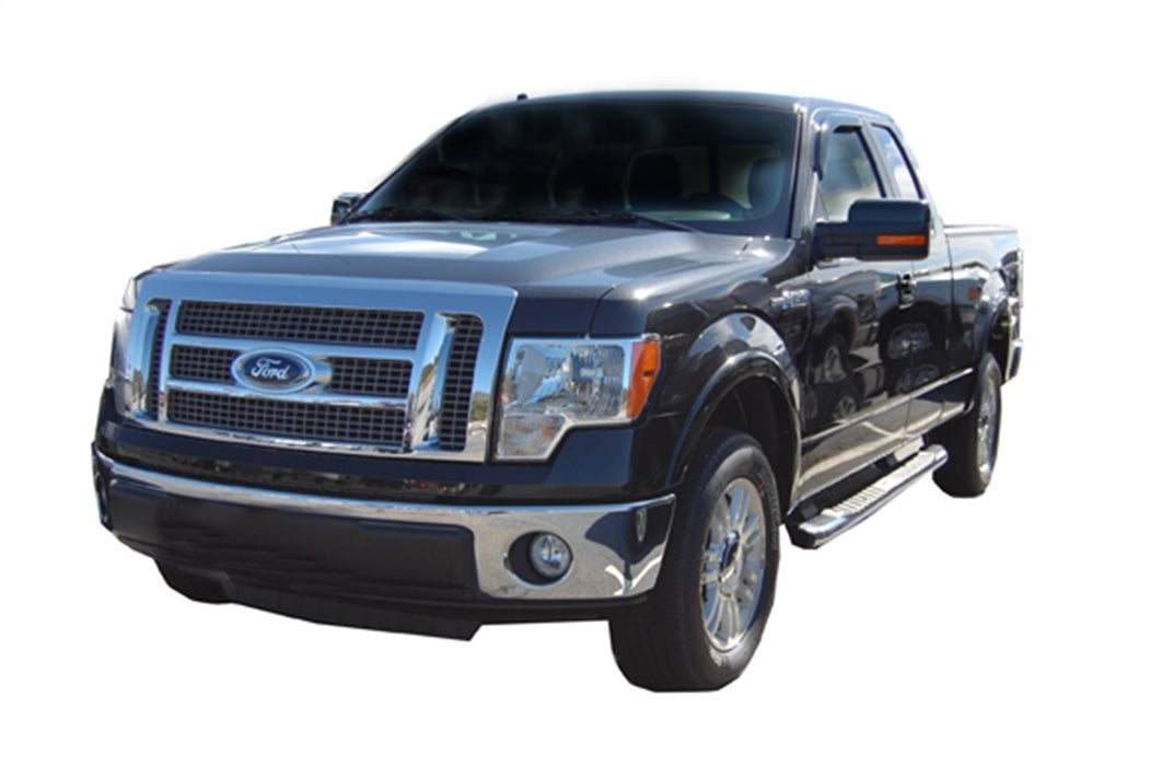 Auto Ventshade (AVS) 92741 Ventvisor® Deflector 2 pc.; Front; Smoke; Outside Mount; - Truck Part Superstore