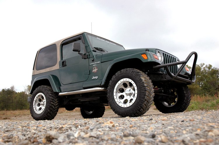 Rough Country 646.2 3.75 Inch Jeep Combo Lift Kit Preminum N3 Shocks 4 Cyl 04-06 4WD Jeep Wrangler TJ Unlimited 97-06 4WD Jeep Wrangler TJ Rough Country - Truck Part Superstore