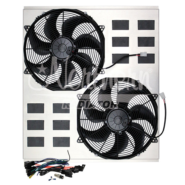 Northern Radiator Z40116 Auxiliary Engine Cooling Fan Assembly - Truck Part Superstore