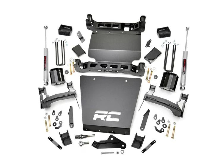 Rough Country 29171 5 Inch Suspension Lift Kit w/N3 Struts & V2 Shocks 14-18 Silverado/Sierra 1500 4WD Rough Country - Truck Part Superstore