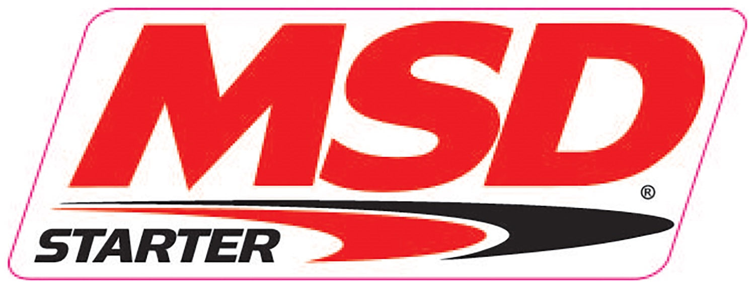 MSD 9291 Advertising Decal; Contingency Decal; MSD DF Starter; 9 in. x 3 in.; - Truck Part Superstore