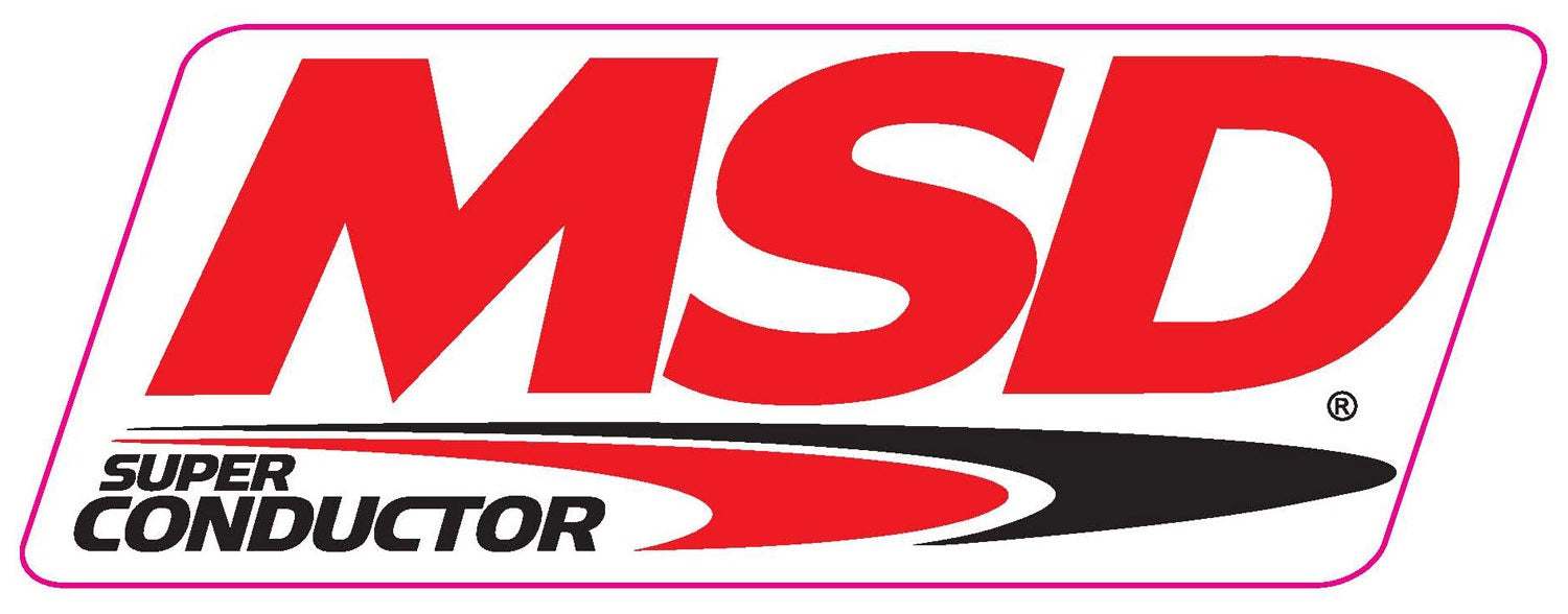 MSD 9294 Advertising Decal; 8.5mm Super Conductor; 4 in. x 8 in.; - Truck Part Superstore