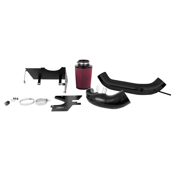 Mishimoto MMAI-MUS4-15WBK Ford Mustang Ecoboost Performance Air Intake, 2015-2017, Wrinkle Black - Truck Part Superstore