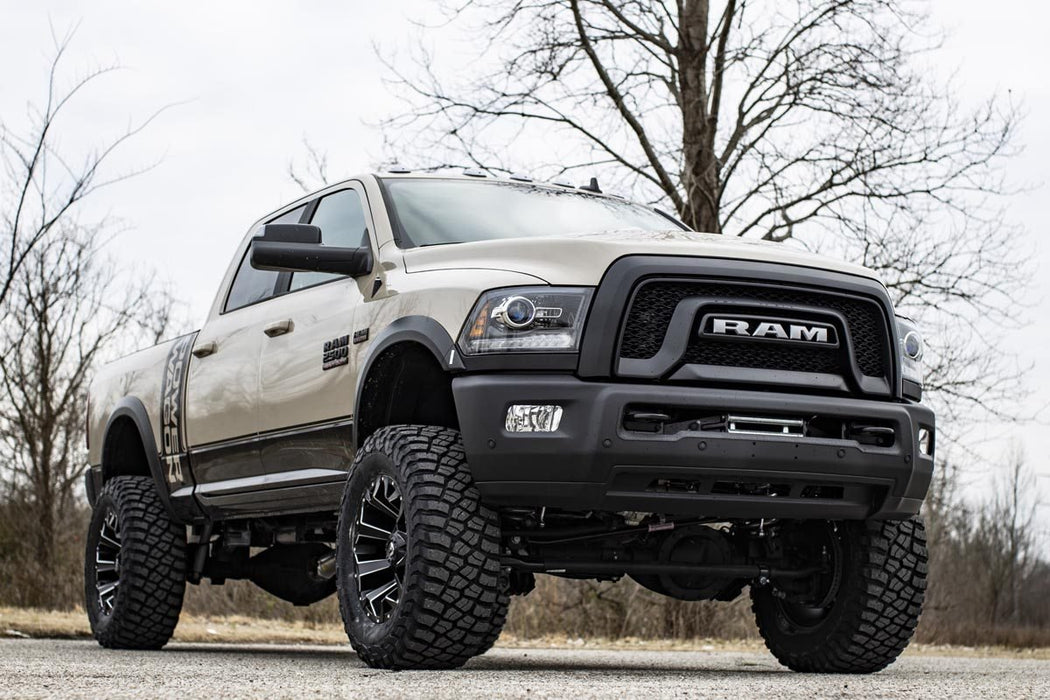 Rough Country 39830 4.5 Inch Suspension Lift Kit Coil Springs Radius Arms 14-18 RAM Powerwagon 2500 4WD Gas Rough Country - Truck Part Superstore