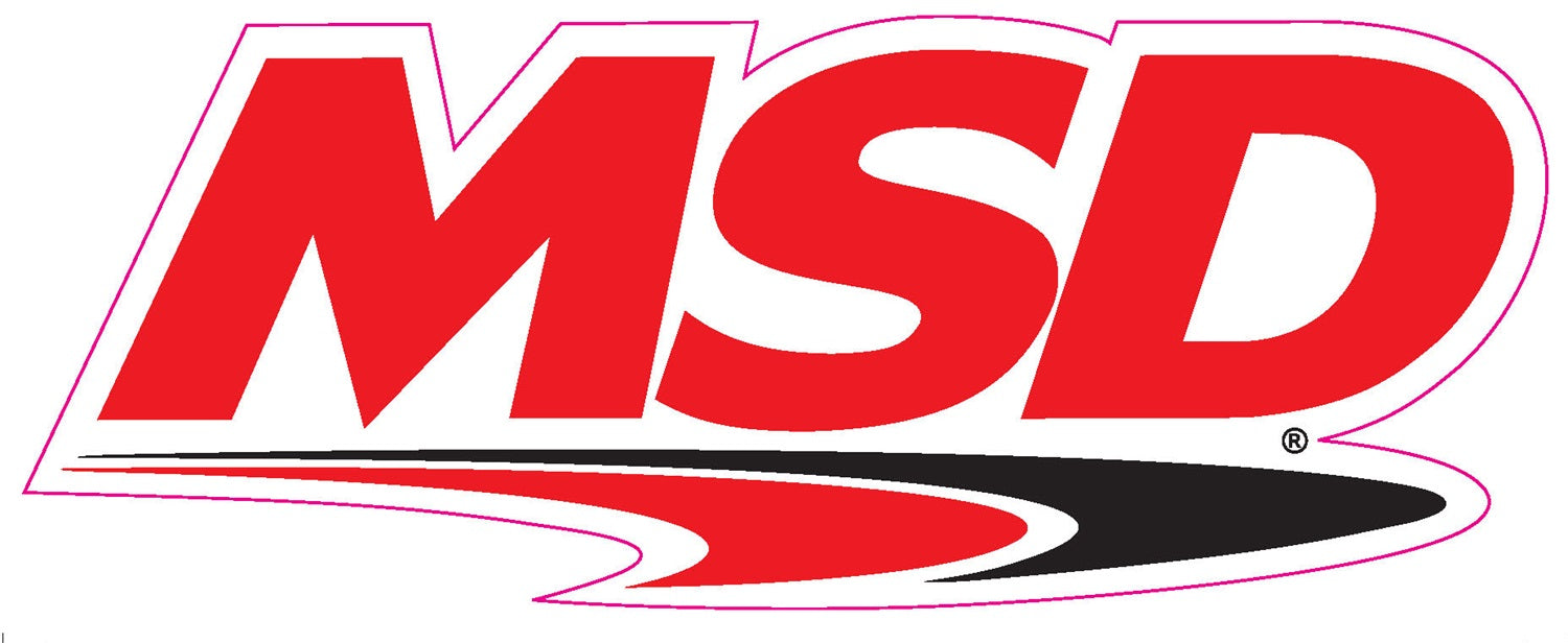 MSD 9300MSD Advertising Decal; MSD Logo Decal; 9 in. x 3.5 in.; - Truck Part Superstore