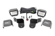 Rough Country 93023 Polaris Dual LED Cube Kit Black Series w/3 Inch OsRAM Wide Angle LED 16-20 General Rough Country - Truck Part Superstore