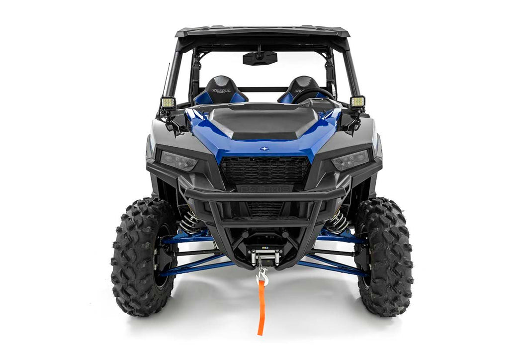 Rough Country 93024 Polaris Dual LED Cube Kit Black Series w/Amber DRL 16-20 General Rough Country - Truck Part Superstore