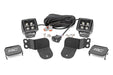 Rough Country 93024 Polaris Dual LED Cube Kit Black Series w/Amber DRL 16-20 General Rough Country - Truck Part Superstore