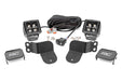 Rough Country 93025 Polaris Dual LED Cube Kit Black Series w/White DRL 16-20 General Rough Country - Truck Part Superstore