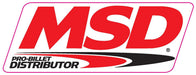 MSD 9309 Advertising Decal; MSD Billet Dist. Contingency; 4 in. x 8 in.; - Truck Part Superstore