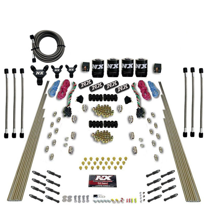 Nitrous Express 93106-00 8 CYL DRY DIRECT PORT; DUAL STAGE; 4 SOLENOIDS; WITHOUT BOTTLE (200-600HP) - Truck Part Superstore