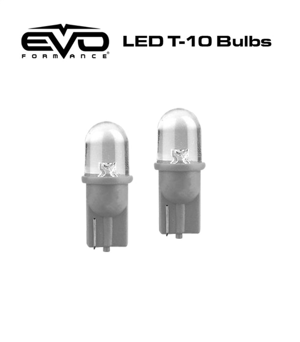 Cipa USA 93146 EVO Formance T-10 LED Bulbs; White; - Truck Part Superstore