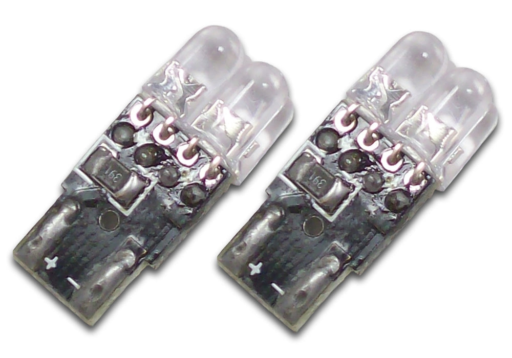Cipa USA 93158 EVO Formance T-10 LED Bulbs; Blue/White; Twin Pack; - Truck Part Superstore