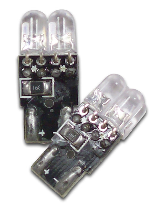 Cipa USA 93158 EVO Formance T-10 LED Bulbs; Blue/White; Twin Pack; - Truck Part Superstore