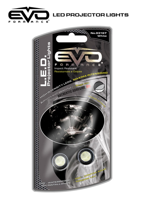 Cipa USA 93167 EVO Formance LED Projectors; White; - Truck Part Superstore
