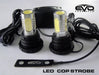 Cipa USA 93190 EVO Formance LED Cop Headlight Strobe; Red; - Truck Part Superstore