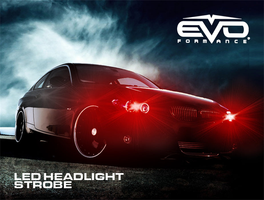 Cipa USA 93194 EVO Formance LED Headlight Strobe; 3 Watt; Red; - Truck Part Superstore