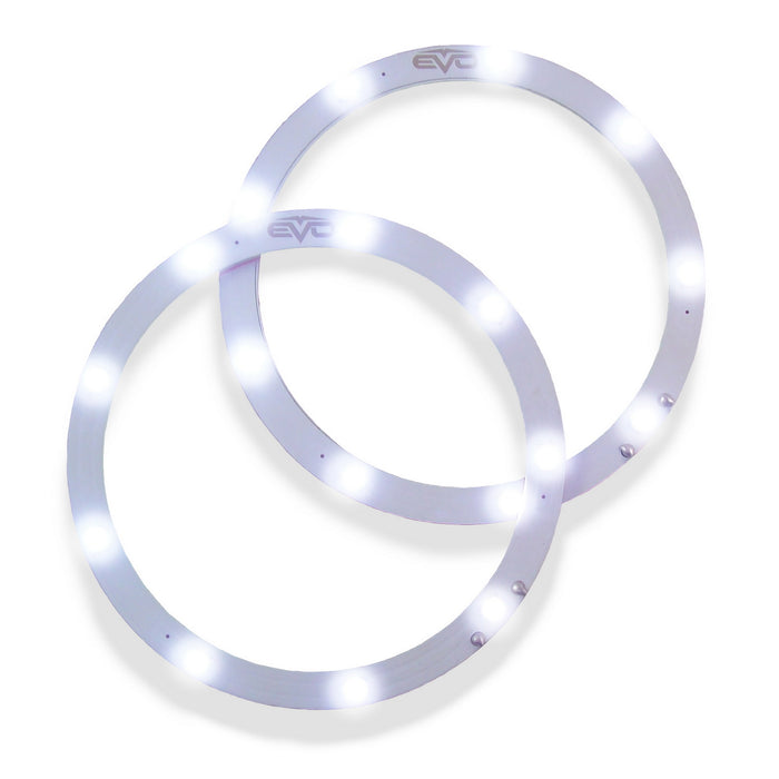 Cipa USA 93213 EVO NEON Eyes Headlight Ring; Round; 3.75 in.; Blue; - Truck Part Superstore