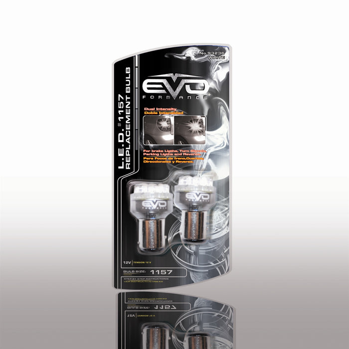 Cipa USA 93236 EVO Formance LED Replacement Bulb; 1157; White; Pair; - Truck Part Superstore