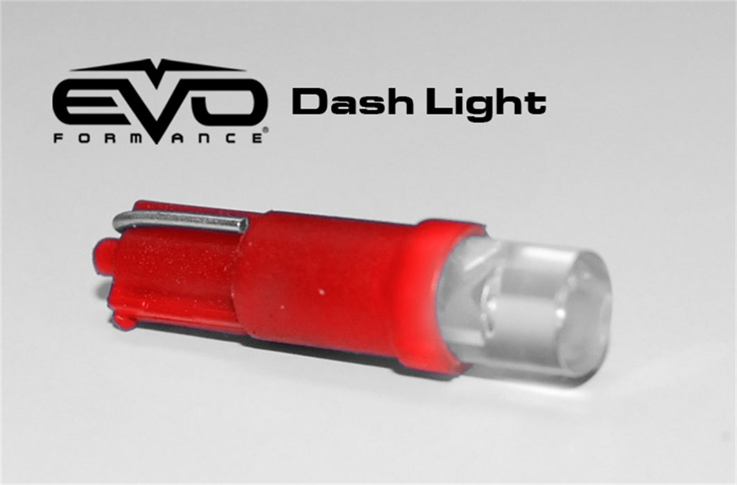 Cipa USA 93251 EVO LED Dashboard T-5 Red Bulb; 5 pcs.; - Truck Part Superstore