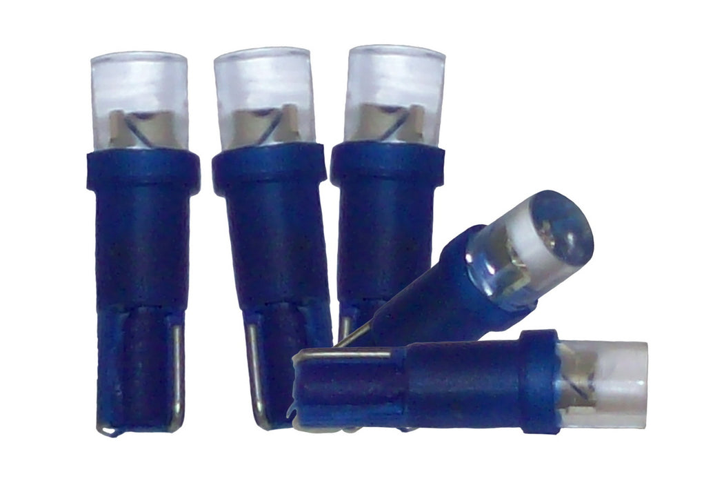 Cipa USA 93253 EVO LED Dashboard T-5 Blue Bulb; 5 pcs.; - Truck Part Superstore