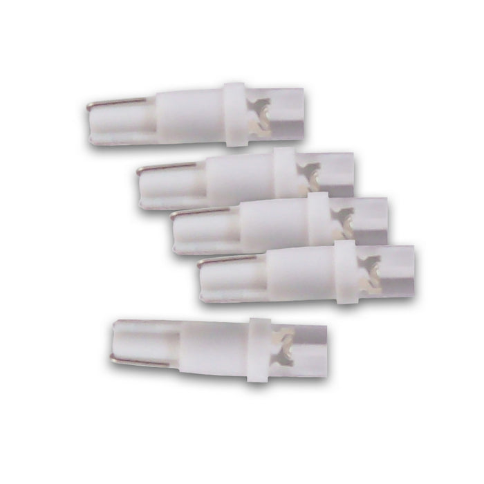Cipa USA 93256 EVO LED Dashboard T-5 White Bulb; 5 pcs.; - Truck Part Superstore