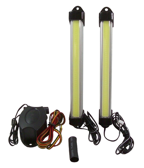 Cipa USA 93269 Daytime LED Running Light; LED White Daytime Running Light W/Strobe; - Truck Part Superstore