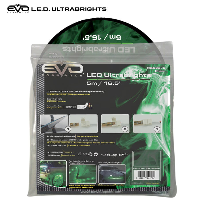 Cipa USA 93278 EVO Formance LED Ultrabrights Universal Light Strip; 5M; Green; - Truck Part Superstore