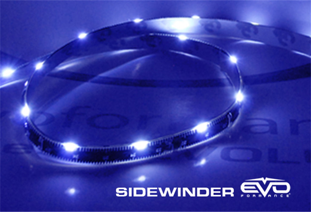 Cipa USA 93307 EVO Formance Sidewinder LED Light Strip; 30cm; Blue; - Truck Part Superstore