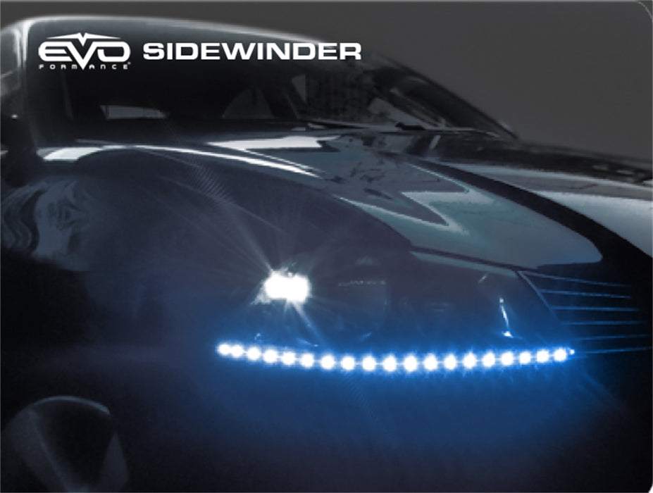 Cipa USA 93307 EVO Formance Sidewinder LED Light Strip; 30cm; Blue; - Truck Part Superstore