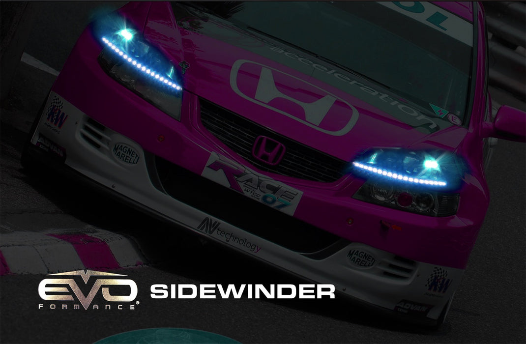 Cipa USA 93307 EVO Formance Sidewinder LED Light Strip; 30cm; Blue; - Truck Part Superstore