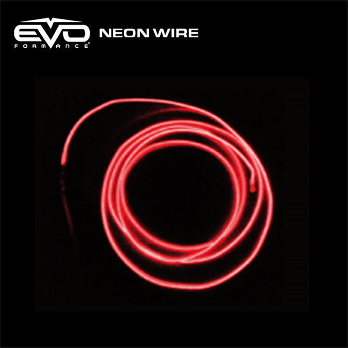 Cipa USA 93311 EVO Formance Neon Wire; Red; 1.5M; - Truck Part Superstore