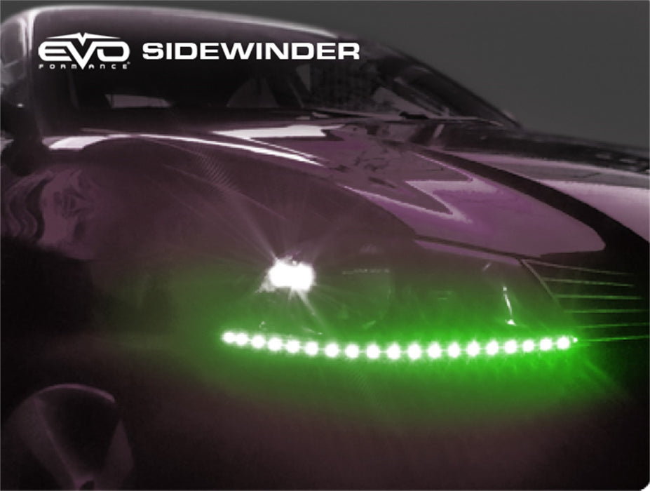Cipa USA 93332 EVO Formance Sidewinder LED Light Strip; 5M; Green; - Truck Part Superstore