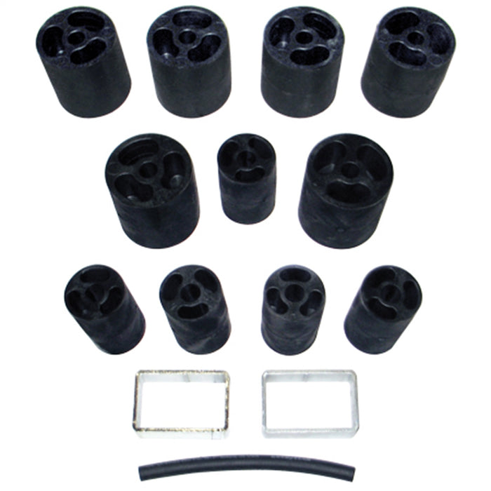 Performance Accessories PA933 Jeep YJ 3 Inch Body Lift Kit 87-95 Wrangler YJ w/Manual Trans 4WD Only Gas Performance Accessories - Truck Part Superstore