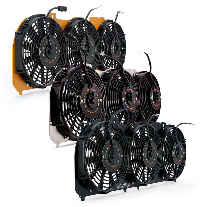 Mishimoto MMFS-XJ-89K Aluminum Fan Shroud Kit, fits Jeep Cherokee XJ 4.0L 1989-2001, Polished - Truck Part Superstore