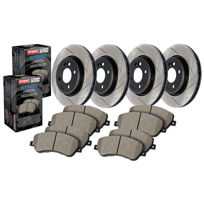 StopTech 934.35294 StopTech Street Axle Pack Slotted Front/Rear Wheel Brake Kit - Truck Part Superstore