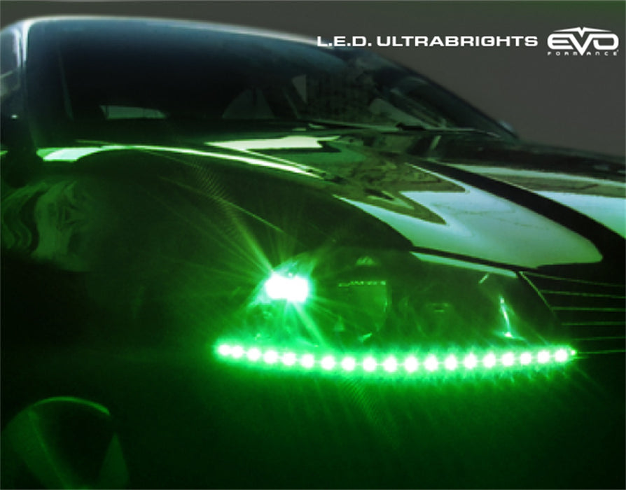 Cipa USA 93532 EVO Formance LED Ultrabrights Universal Light Strip; 8 in.; Green; - Truck Part Superstore
