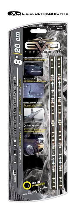 Cipa USA 93536 EVO Formance LED Ultrabrights Universal Light Strip; 20 cm.; White; - Truck Part Superstore