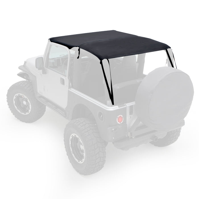 Smittybilt 93635 Extended Soft Top 97-06 Wrangler TJ Black Diamond Smittybilt - Truck Part Superstore