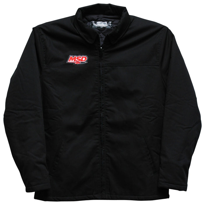 MSD 93644 MSD Jacket; MSD Logo Shop Jacket; Black; XX-Large; - Truck Part Superstore