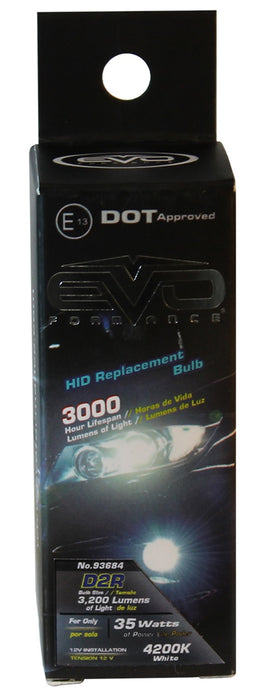 Cipa USA 93684 EVO Formance HID Replacement Bulb; White; D2R; [Available While Supplies Last]; - Truck Part Superstore