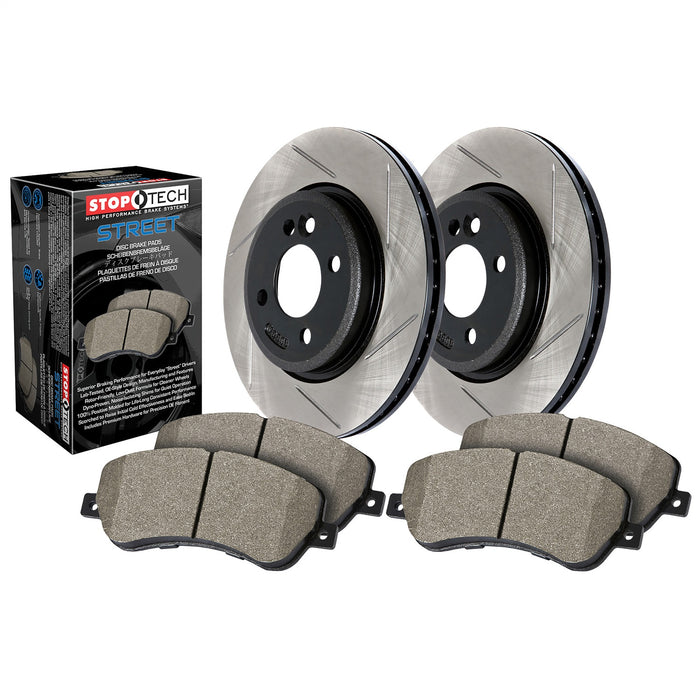 StopTech 937.35159 StopTech Street Axle Pack; Slotted; Front Brake Kit - Truck Part Superstore