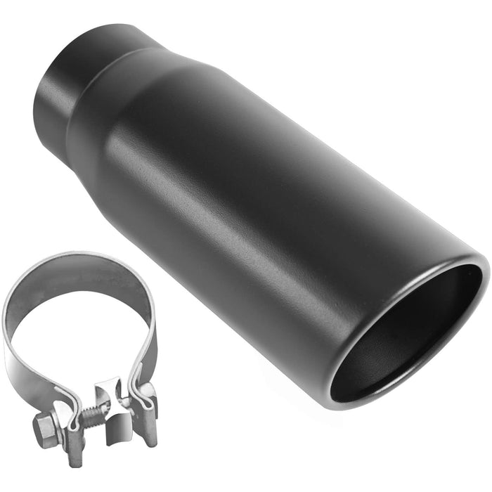 MagnaFlow Exhaust Products 35236 Single Exhaust Tip-3in. Inlet/4in. Outlet - Truck Part Superstore