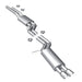 MagnaFlow Exhaust Products 16553 Touring Series Stainless Cat-Back System - Truck Part Superstore