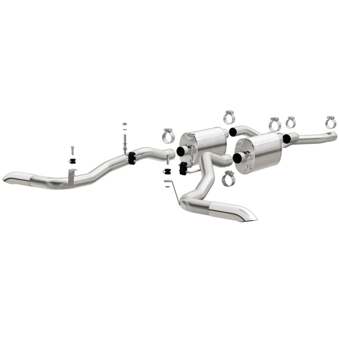 MagnaFlow Exhaust Products 15344 Street Series Stainless Crossmember-Back System - Truck Part Superstore