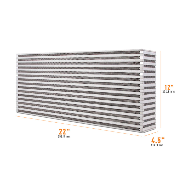Mishimoto MMUIC-12 Universal Air-to-Air Race Intercooler Core 22-in x 12-in x 4.5-in - Truck Part Superstore