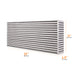 Mishimoto MMUIC-12 Universal Air-to-Air Race Intercooler Core 22-in x 12-in x 4.5-in - Truck Part Superstore